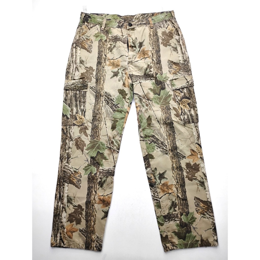Liberty Cargo Camo Pants Mens L Realtree Hunting Made‎ in USA 38x31